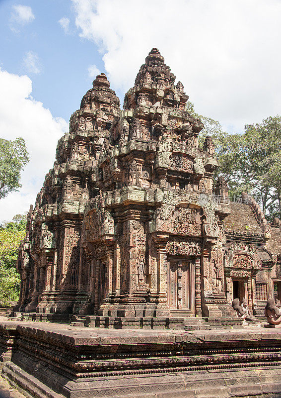 吴哥著名的Banteay Srei